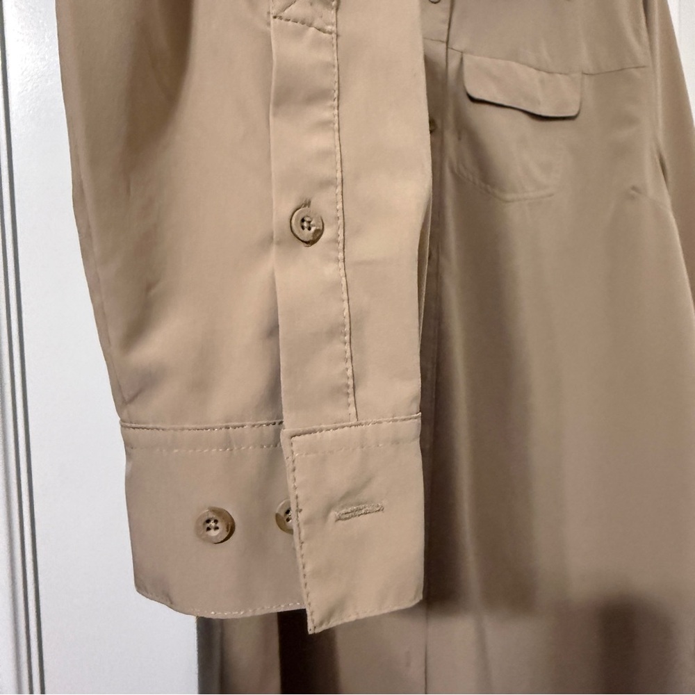PTP 22.5” No-Fly-Zone Hiking Shirt XXL Khaki/Tan 🤎Insect Repellent Adventure - Picture 2 of 16